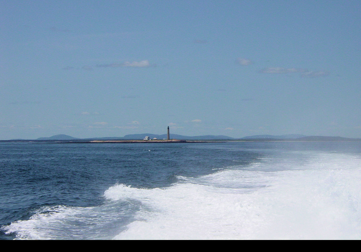 First established in1817, the current Petit Manan lighthouse was built in 1855.