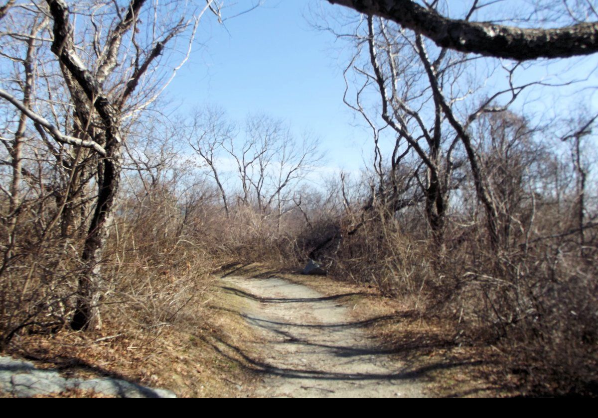 The path leading from the car park up to Purgatory Chasm.