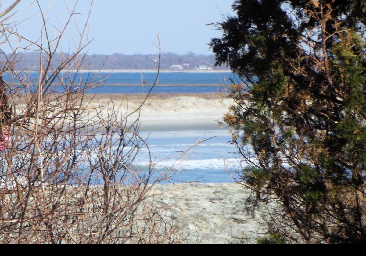 Another view onto Sachuest Bay from near Purgatory Chasm.