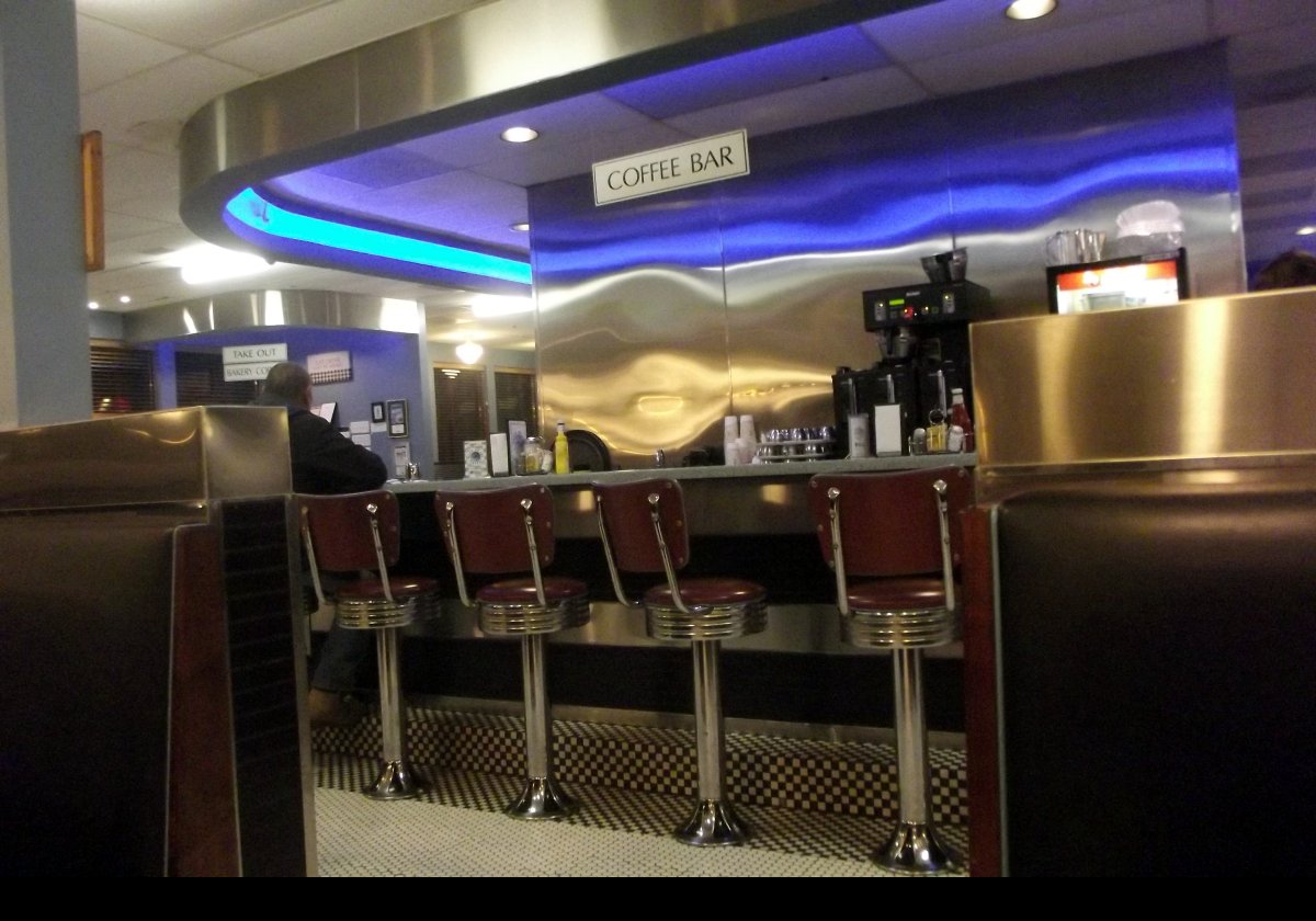 The Blue Plate Diner in Middletown; an upscale diner serving very fresh food at reasonable prices.
